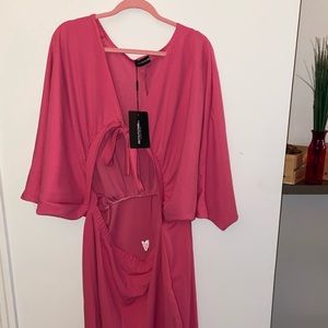 Pink Bodysuit cut out